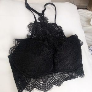 PINK Victoria’s Secret XS High Neck Lace Bralette